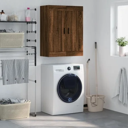 Engineered wood brown oak wall cabinet 69.5x34x90 cm by vidaXL, Sideboards - Ref: Foro24-830403, Price: 72,08 €, Discount: %