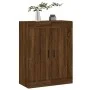 Engineered wood brown oak wall cabinet 69.5x34x90 cm by vidaXL, Sideboards - Ref: Foro24-830403, Price: 72,08 €, Discount: %