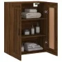 Engineered wood brown oak wall cabinet 69.5x34x90 cm by vidaXL, Sideboards - Ref: Foro24-830403, Price: 72,08 €, Discount: %
