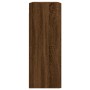 Engineered wood brown oak wall cabinet 69.5x34x90 cm by vidaXL, Sideboards - Ref: Foro24-830403, Price: 72,60 €, Discount: %