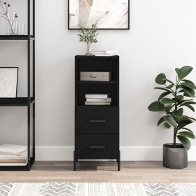 Black plywood sideboard 34.5x34x90 cm by vidaXL, Sideboards - Ref: Foro24-828677, Price: 60,39 €, Discount: %