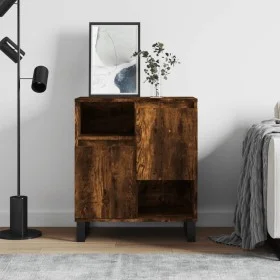 Sideboard aus geräuchertem Eichensperrholz, 60 x 35 x 70 cm von vidaXL, Sideboards - Ref: Foro24-831201, Preis: 67,20 €, Raba...