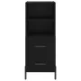 Aparador de madera contrachapada negro 34,5x34x90 cm de vidaXL, Aparadores - Ref: Foro24-828677, Precio: 59,79 €, Descuento: %