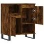 Sideboard aus geräuchertem Eichensperrholz, 60 x 35 x 70 cm von vidaXL, Sideboards - Ref: Foro24-831201, Preis: 67,20 €, Raba...