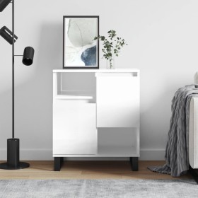 Glossy white plywood sideboard 60x35x70 cm by vidaXL, Sideboards - Ref: Foro24-831198, Price: 72,64 €, Discount: %