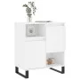 Aparador de madera contrachapada blanco brillante 60x35x70 cm de vidaXL, Aparadores - Ref: Foro24-831198, Precio: 71,73 €, De...