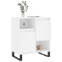 Hochglanzweißes Sperrholz-Sideboard 60x35x70 cm von vidaXL, Sideboards - Ref: Foro24-831198, Preis: 72,64 €, Rabatt: %