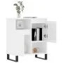 Aparador de madera contrachapada blanco brillante 60x35x70 cm de vidaXL, Aparadores - Ref: Foro24-831198, Precio: 71,73 €, De...