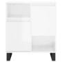 Hochglanzweißes Sperrholz-Sideboard 60x35x70 cm von vidaXL, Sideboards - Ref: Foro24-831198, Preis: 72,64 €, Rabatt: %