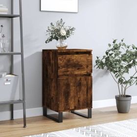 Sideboard aus geräuchertem Eichenholzwerkstoff, 40 x 35 x 70 cm von vidaXL, Sideboards - Ref: Foro24-831174, Preis: 55,25 €, ...