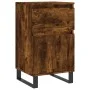 Smoked oak engineered wood sideboard 40x35x70 cm by vidaXL, Sideboards - Ref: Foro24-831174, Price: 54,58 €, Discount: %