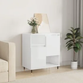 Bright white plywood sideboard 60x35x70 cm by vidaXL, Sideboards - Ref: Foro24-831182, Price: 68,43 €, Discount: %