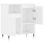 Sideboard aus glänzendem weißem Sperrholz 60x35x70 cm von vidaXL, Sideboards - Ref: Foro24-831182, Preis: 68,43 €, Rabatt: %