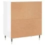 Sideboard aus glänzendem weißem Sperrholz 60x35x70 cm von vidaXL, Sideboards - Ref: Foro24-831182, Preis: 68,43 €, Rabatt: %