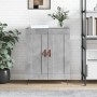 Betongraues Sideboard aus Holzwerkstoff, 69,5 x 34 x 90 cm von vidaXL, Sideboards - Ref: Foro24-830168, Preis: 76,40 €, Rabat...
