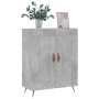 Betongraues Sideboard aus Holzwerkstoff, 69,5 x 34 x 90 cm von vidaXL, Sideboards - Ref: Foro24-830168, Preis: 76,40 €, Rabat...