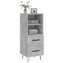 Sideboard aus grauem Betonsperrholz 34,5x34x90 cm von vidaXL, Sideboards - Ref: Foro24-828664, Preis: 50,72 €, Rabatt: %