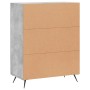 Betongraues Sideboard aus Holzwerkstoff, 69,5 x 34 x 90 cm von vidaXL, Sideboards - Ref: Foro24-830168, Preis: 76,40 €, Rabat...