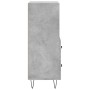 Sideboard aus grauem Betonsperrholz 34,5x34x90 cm von vidaXL, Sideboards - Ref: Foro24-828664, Preis: 50,72 €, Rabatt: %