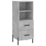 Aparador de madera contrachapada gris hormigón 34,5x34x90 cm de vidaXL, Aparadores - Ref: Foro24-828680, Precio: 57,86 €, Des...