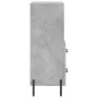 Aparador de madera contrachapada gris hormigón 34,5x34x90 cm de vidaXL, Aparadores - Ref: Foro24-828680, Precio: 57,86 €, Des...