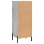 Aparador de madera contrachapada gris hormigón 34,5x34x90 cm de vidaXL, Aparadores - Ref: Foro24-828680, Precio: 57,86 €, Des...