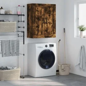 Smoked oak engineered wood wall cabinet 69.5x34x90 cm by vidaXL, Sideboards - Ref: Foro24-830409, Price: 63,83 €, Discount: %