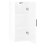 Glänzend weißer Wandschrank 34,5x34x90 cm von vidaXL, Sideboards - Ref: Foro24-828878, Preis: 56,24 €, Rabatt: %