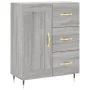 Engineered wood sideboard in Sonoma grey, 69.5x34x90 cm by vidaXL, Sideboards - Ref: Foro24-830242, Price: 76,82 €, Discount: %