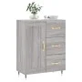 Engineered wood sideboard in Sonoma grey, 69.5x34x90 cm by vidaXL, Sideboards - Ref: Foro24-830242, Price: 76,82 €, Discount: %