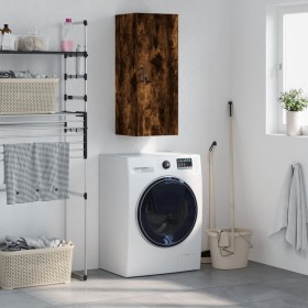 Smoked oak wall cabinet 34.5x34x90 cm by vidaXL, Sideboards - Ref: Foro24-828857, Price: 46,19 €, Discount: %