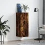 Smoked oak wall cabinet 34.5x34x90 cm by vidaXL, Sideboards - Ref: Foro24-828857, Price: 45,63 €, Discount: %
