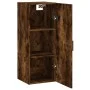 Wandschrank aus geräucherter Eiche, 34,5 x 34 x 90 cm von vidaXL, Sideboards - Ref: Foro24-828857, Preis: 44,93 €, Rabatt: %