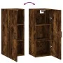 Wandschrank aus geräucherter Eiche, 34,5 x 34 x 90 cm von vidaXL, Sideboards - Ref: Foro24-828857, Preis: 44,93 €, Rabatt: %