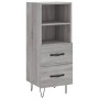 Sonoma Sideboard aus grauem Holzwerkstoff 34,5x34x90 cm von vidaXL, Sideboards - Ref: Foro24-828666, Preis: 52,44 €, Rabatt: %