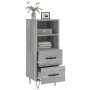 Sonoma Sideboard aus grauem Holzwerkstoff 34,5x34x90 cm von vidaXL, Sideboards - Ref: Foro24-828666, Preis: 52,44 €, Rabatt: %