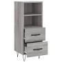 Sonoma Sideboard aus grauem Holzwerkstoff 34,5x34x90 cm von vidaXL, Sideboards - Ref: Foro24-828666, Preis: 52,44 €, Rabatt: %