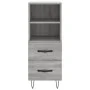 Engineered wood gray Sonoma sideboard 34.5x34x90 cm by vidaXL, Sideboards - Ref: Foro24-828666, Price: 46,73 €, Discount: %