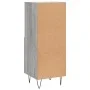 Engineered wood gray Sonoma sideboard 34.5x34x90 cm by vidaXL, Sideboards - Ref: Foro24-828666, Price: 46,73 €, Discount: %