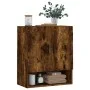 Smoked oak engineered wood wall cabinet 60x31x70 cm by vidaXL, Lockers and storage cabinets - Ref: Foro24-829929, Price: 47,0...