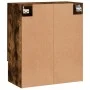 Smoked oak engineered wood wall cabinet 60x31x70 cm by vidaXL, Lockers and storage cabinets - Ref: Foro24-829929, Price: 47,0...