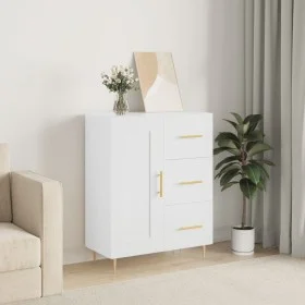 White engineered wood sideboard 69.5x34x90 cm by vidaXL, Sideboards - Ref: Foro24-830244, Price: 93,53 €, Discount: %