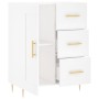 Weißes Sideboard aus Holzwerkstoff, 69,5 x 34 x 90 cm von vidaXL, Sideboards - Ref: Foro24-830244, Preis: 94,67 €, Rabatt: %
