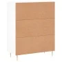 Aparador de madera de ingeniería blanco 69,5x34x90 cm de vidaXL, Aparadores - Ref: Foro24-830244, Precio: 93,40 €, Descuento: %
