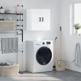 Engineered wood white wall cabinet 60x31x60 cm by vidaXL, Lockers and storage cabinets - Ref: Foro24-829964, Price: 55,96 €, ...