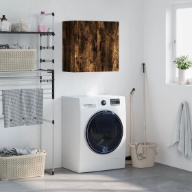 Smoked oak engineered wood wall cabinet 60x31x60 cm by vidaXL, Lockers and storage cabinets - Ref: Foro24-829985, Price: 56,4...