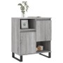 Aparador de madera contrachapada gris Sonoma 60x35x70 cm de vidaXL, Aparadores - Ref: Foro24-831202, Precio: 70,53 €, Descuen...