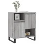 Sonoma graues Sperrholz-Sideboard 60x35x70 cm von vidaXL, Sideboards - Ref: Foro24-831202, Preis: 69,70 €, Rabatt: %