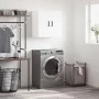 Engineered wood white wall cabinet 60x31x60 cm by vidaXL, Lockers and storage cabinets - Ref: Foro24-829972, Price: 57,17 €, ...