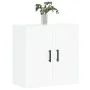 Engineered wood white wall cabinet 60x31x60 cm by vidaXL, Lockers and storage cabinets - Ref: Foro24-829972, Price: 57,17 €, ...